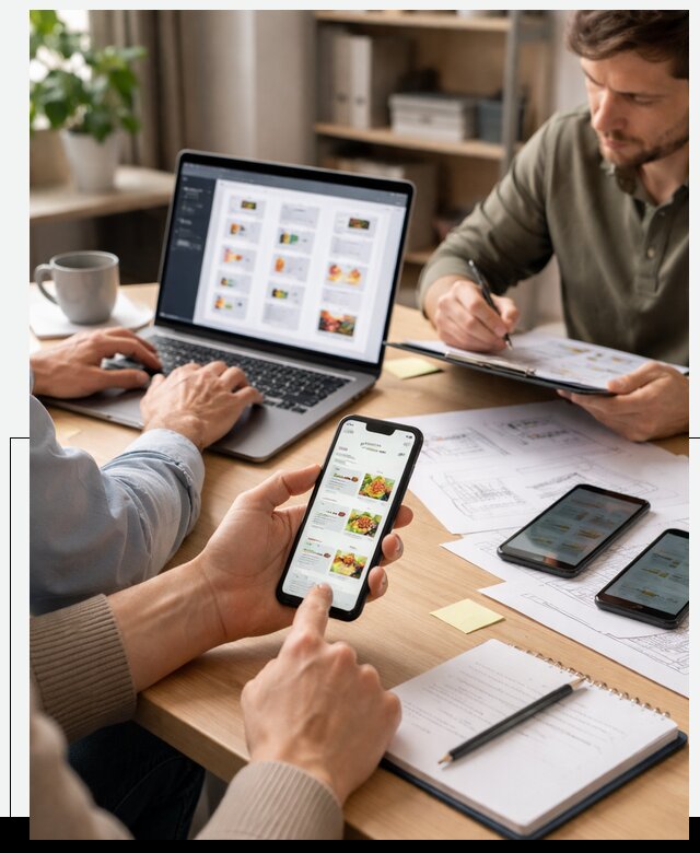 Разработка мобильного приложения торговой сети в Людинове